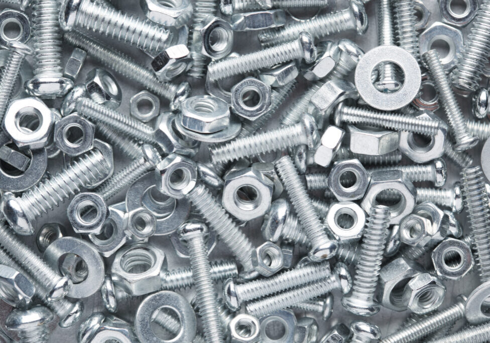 Background photo of assorted nuts and bolts